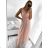 Women's Long Elegant Strapless Prom Dress (S/M ONE SIZE) ITALIAN FASHION IM323200