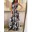 Women's long summer dress with straps (S/M ONE SIZE) ITALIAN FASHION IMD23290